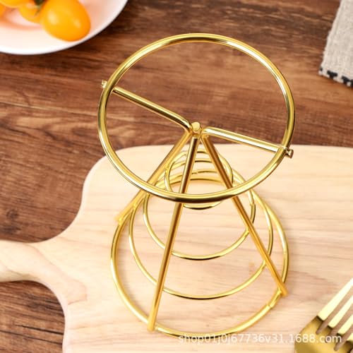 YouXiaor Edelstahl Pommes Ständer, 3Stück Kegelform Pommes Frites Halter Pommeshalter Edelstahl Pommestütenhalter Pommestüten Halter Französische Pommes Stehen Korb Spitztüten-Ständer für Pommes