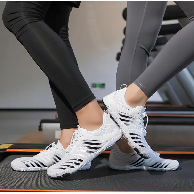 Men's Barefoot Shoes Women's Toe Shoes for Men Minimalist Shoes Workout Shoes Cross-Trainer Water Shoes Non-Slip Breathable Beach Pool Aqua Swim Surf Hiking Walking Shoes2
