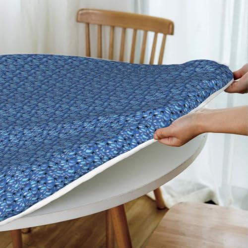 Nappe ronde imprimé baleine de qualité supérieure pour table