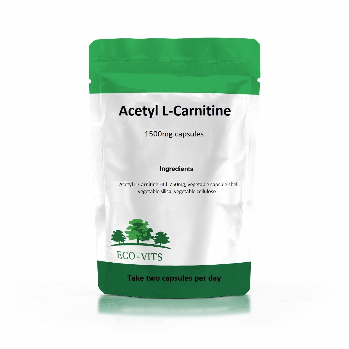 365 l carnitine Acetyl L-Carnitine, 500 mg, 60 Vegetarian Capsules main image 0