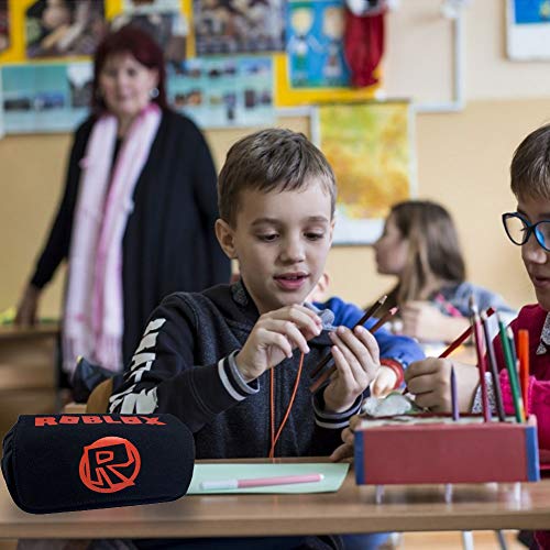 YUESEN Schoolmapje voor schrijfwaren, grote capaciteit, canvas, etui, pennenetui, schoolspullen voor meisjes en jongens… - Afbeelding 8