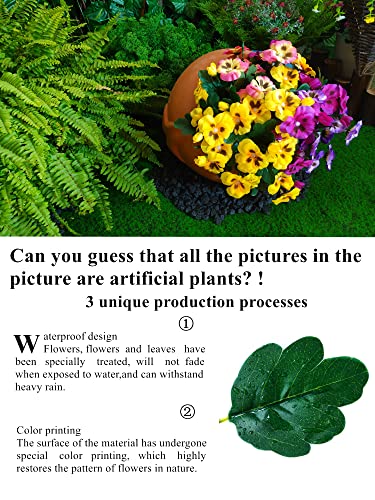 QIAN YUN Artificial Plants Wild Flowers Artificial Plastic Bouquets - Image 2
