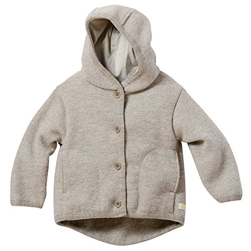 Disana 323 Chaqueta para bebés y niños deu00a0lana virgen biológica de origen controlado Grau-A 62