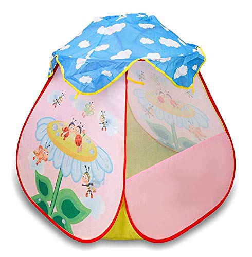 Toyshine Folding Kids Indian Teepee Tent Play House Indoor Outdoor Garden Beach Toys