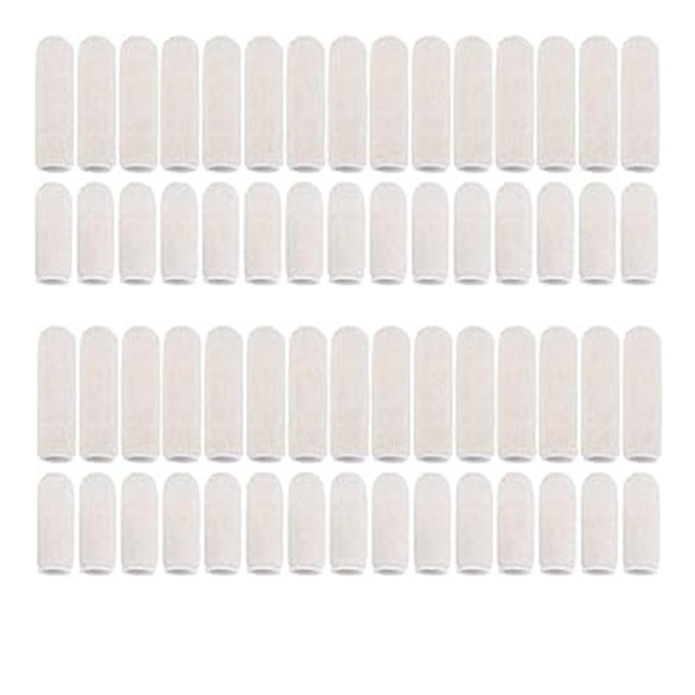 Hndhbfgrt Cotton Finger Cots 200 Pieces Finger Toe Sleevesthumb Sleeves Thumb Protector Fingertips Protective Cushion, Moisture Wicking