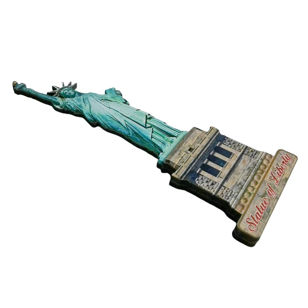 Statua Wolności Nowy Jork USA magnes na lodówkę pamiątka podróż lodówka dekoracja magnetyczna naklejka rzemiosło 3D