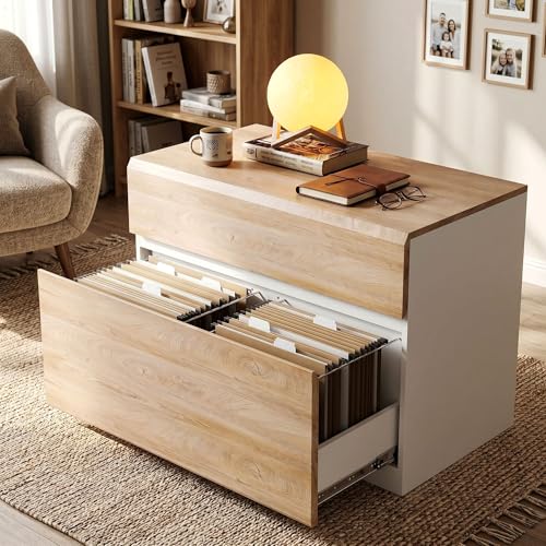Image of ModernMate 2 Drawer Lateral File Cabinet for Home Office, 31.5W*23H