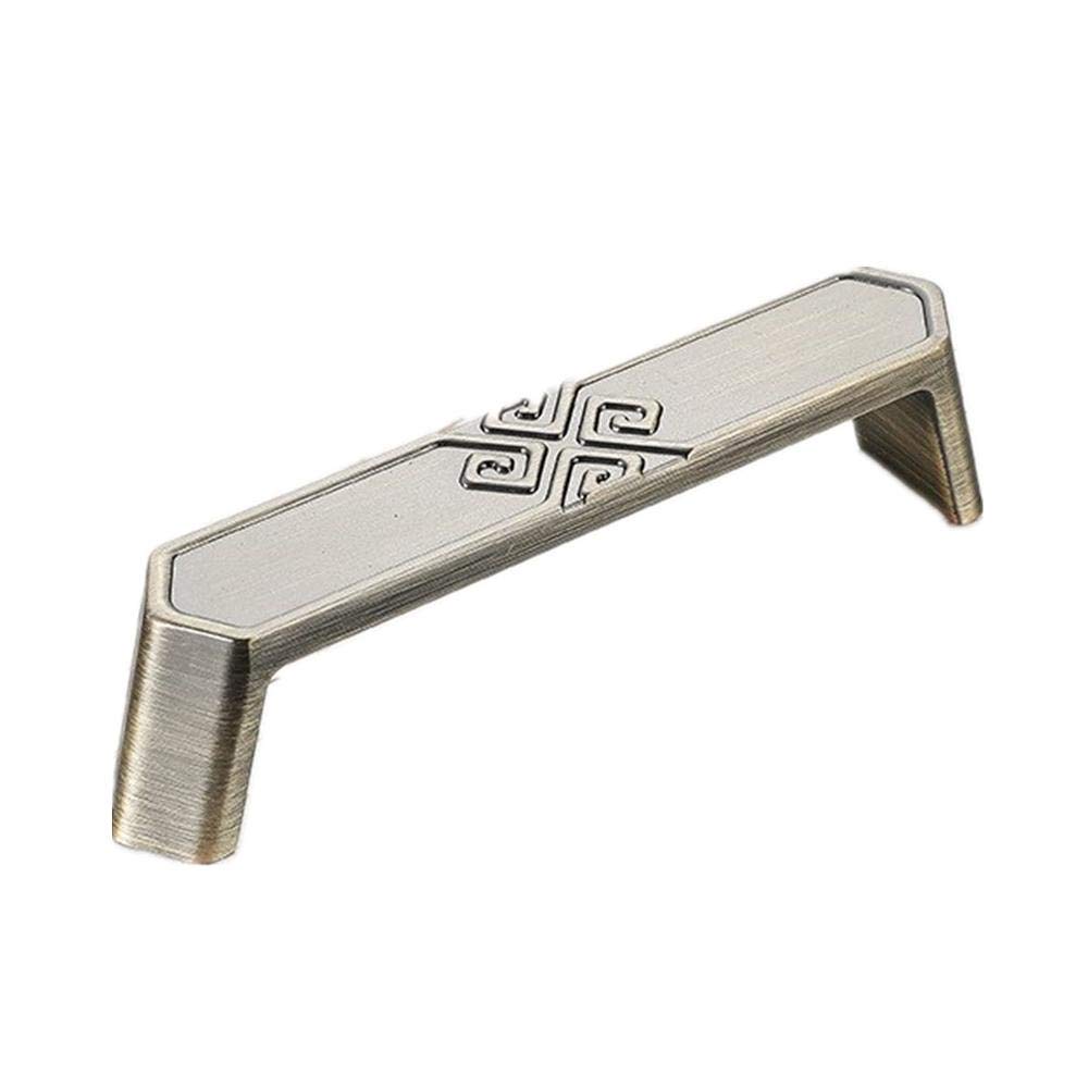 NHAWMEBNZ Antique Cabinet Drawer Handles 2Pcs Zinc Alloy Kitchen Cupboard Wardrobe Door Pulls(2)