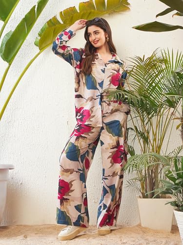 Image of Sassafras Women Set of Top and Straight Pants