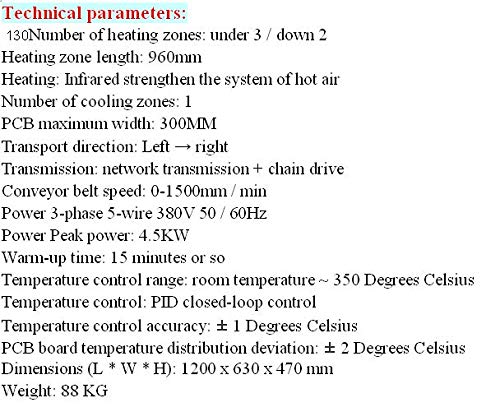 GOWE Infrared Reflow Oven Reflow Solder Oven LED Reflow Soldering Machine