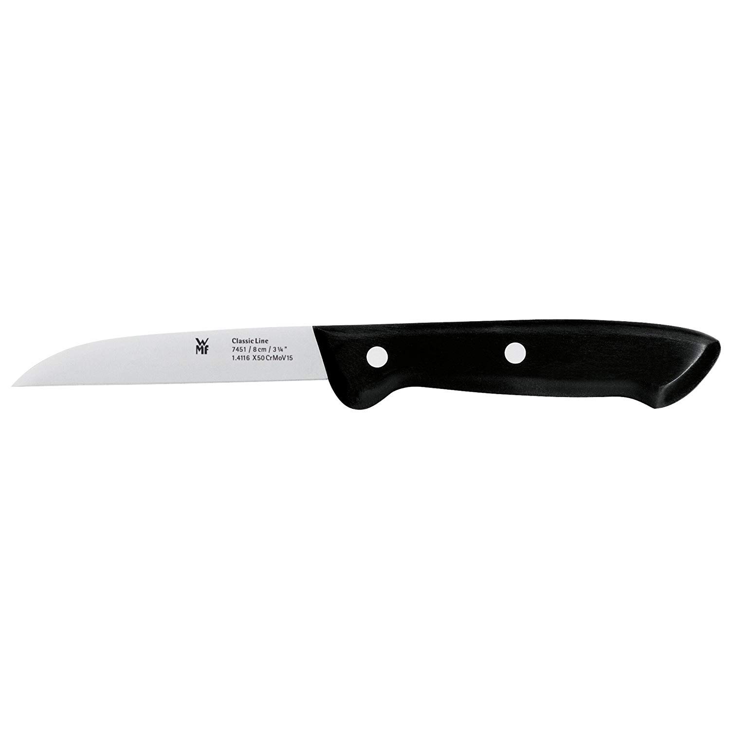 WMF 18 cm Classic Line Vegetable Knife, Black