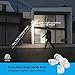 LEONLITE COB LED Security Lights Motion Sensor, Aluminum Flood Lights Outdoor, 3 Modes Motion Detector+Dusk to Dawn+Switch Control, 100-277V, Adjustable 3-Head, IP65, ETL, 5000K Daylight, White