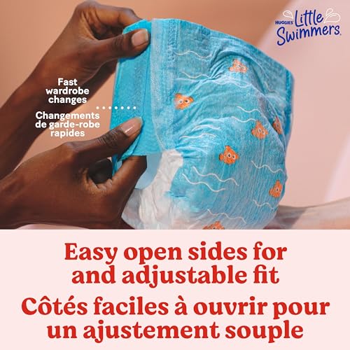 Huggies Little Swimmers Disposable Swim Diapers, Swimpants, Size 4 Medium (24-34 lb.), 11 Ct. (Packaging May Vary) - Image 3