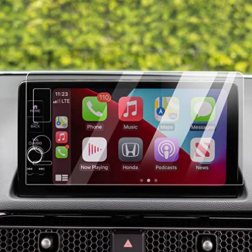 TTCR-II For Honda Civic Screen Protector 2022, Navigation Display Touchscreen Protector 9 Inches Compatible With 2022 Honda Civic Touring, Tempered Glass Protective Film With 3-Hole Precise Cutout