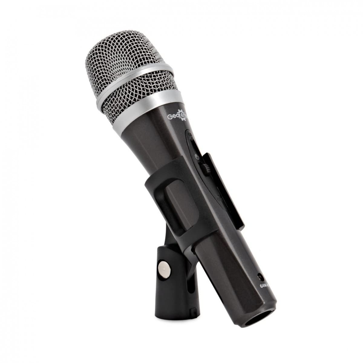 Gear4Music Gesangsmikrofon-Pack mit Boom-Stand und XLR-Kabel