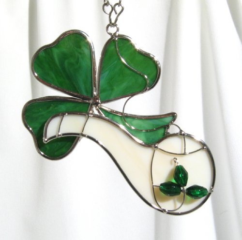 Irish Pipe and Shamrock