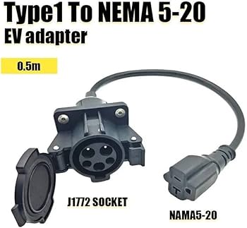 Amazon | J1772 Type1 NEMA 5-15/5-20 220V EV 充電アダプター、0.5