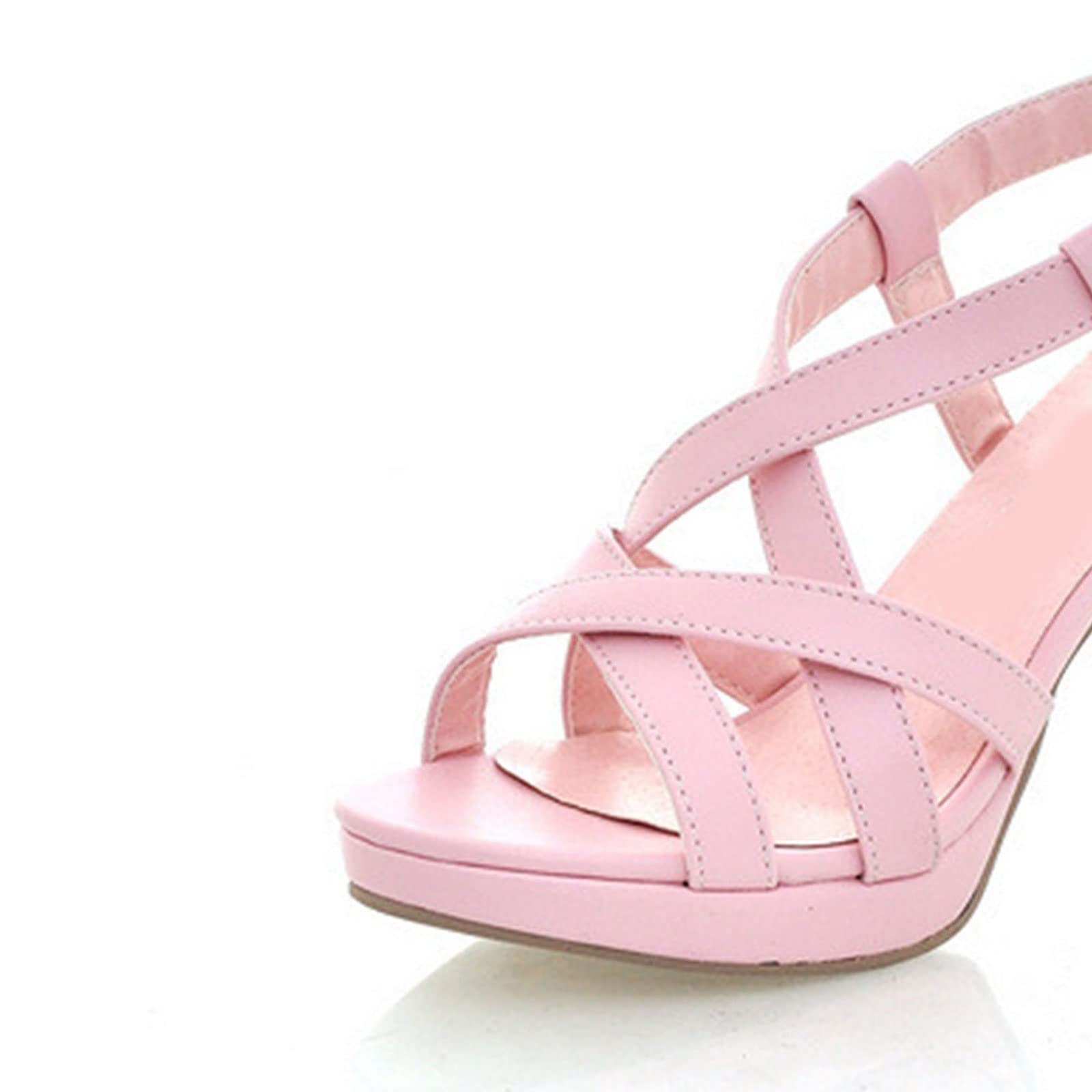 LDINO Light Pink Heel Women High Heel Sandals Gladiator Shoes Women Lady  Platform Sandals Heels Summer Shoes Sandals (Color : Pink, Size : 6) : Buy  Online at Best Price in KSA -