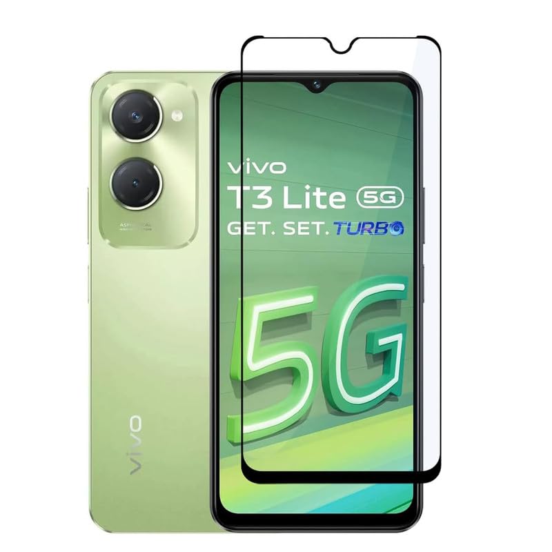Image of Screen Protector Tempered Glass For Vivo T3 Lite 5G Cellphone With Easy Installation Kit