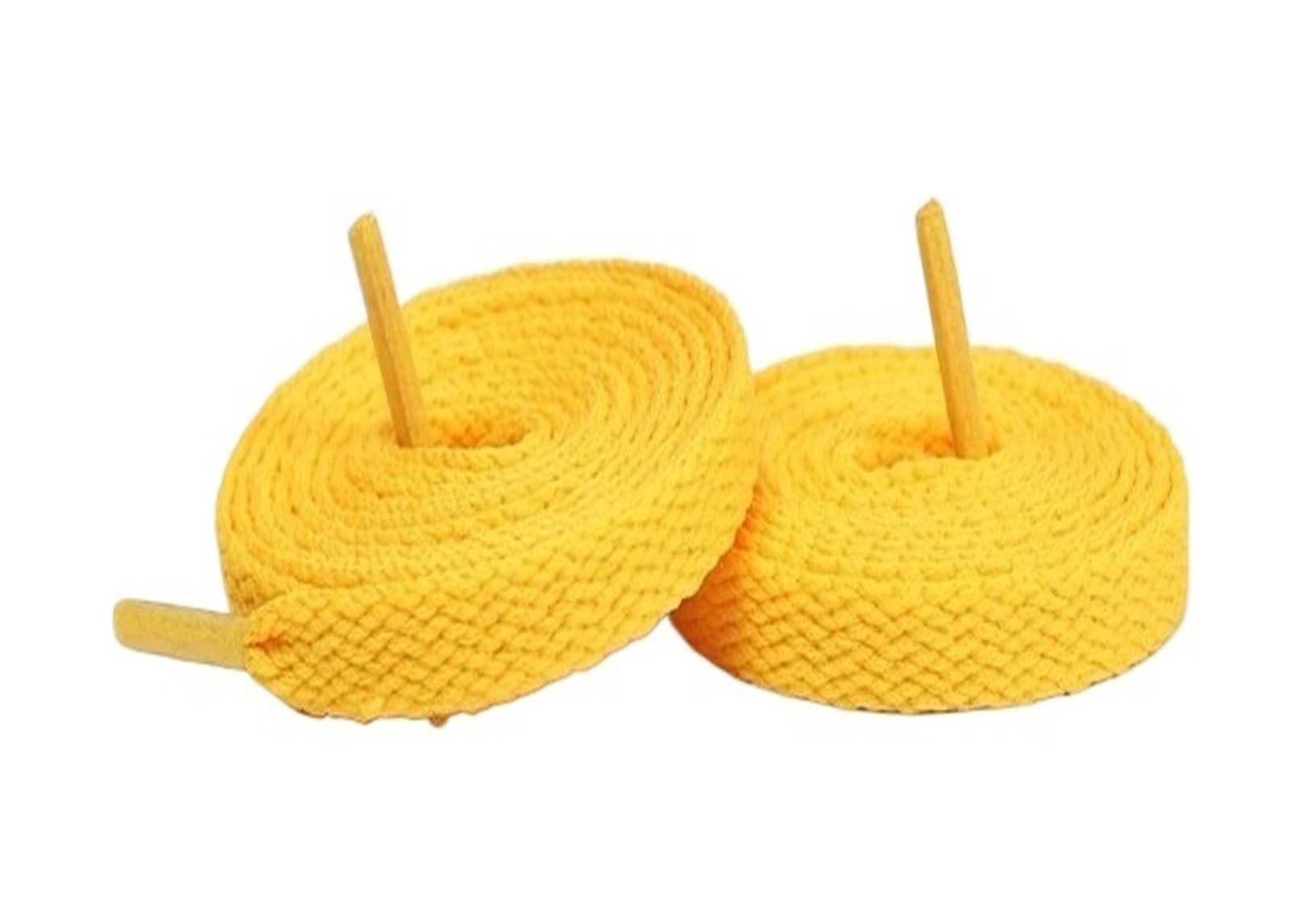 GPDNBIEU Shoelaces, For Athletic Shoe Casual Shoes Lace For Sneakers College Style Shoestring For Men Women(Yellow,120cm)