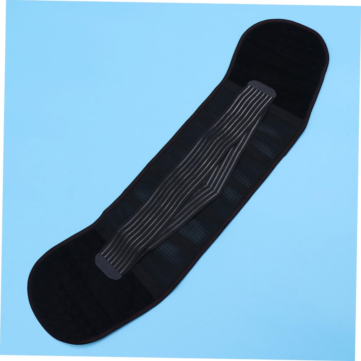 1kawałek Do Treningu Slimming Waist Belt Xl Czarny Oddychający Multi-funkcyjny Wspierający Talię Do Sportów i Ćwiczeń Zmniejsza Zmęczenie Mięśni i Opuchliznę