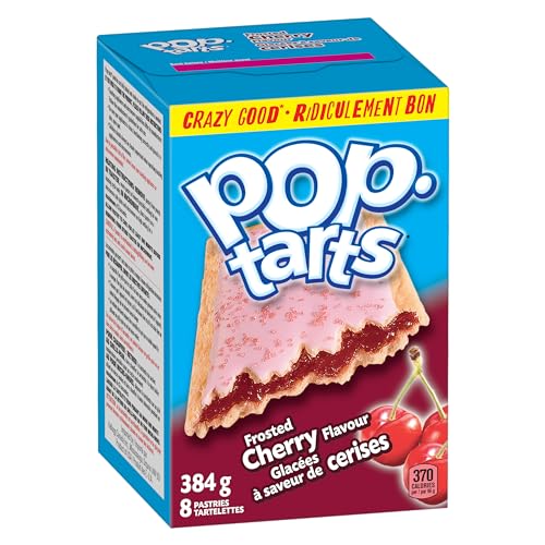 Pop-Tarts® Frosted Cherry Flavour Pastries, 384 g, 8 Pastries