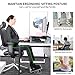 EUREKA ERGONOMIC Tilt Adjustable Footrest, Foot Rest for Under Desk at Work with Massage Surface, Office Foot Rest Under Desk with 20 Degree Tilt No Locking, Metal Frame