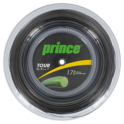 Prince Tour XP 17G 660 Feet Tennis String Reel Black-(7J930-020R)