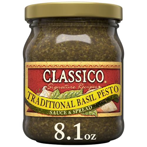 Classico Signature Recipes Traditional Basil Pesto Sauce & Spread, 8.1