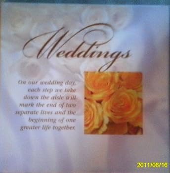 Hardcover Weddings Book