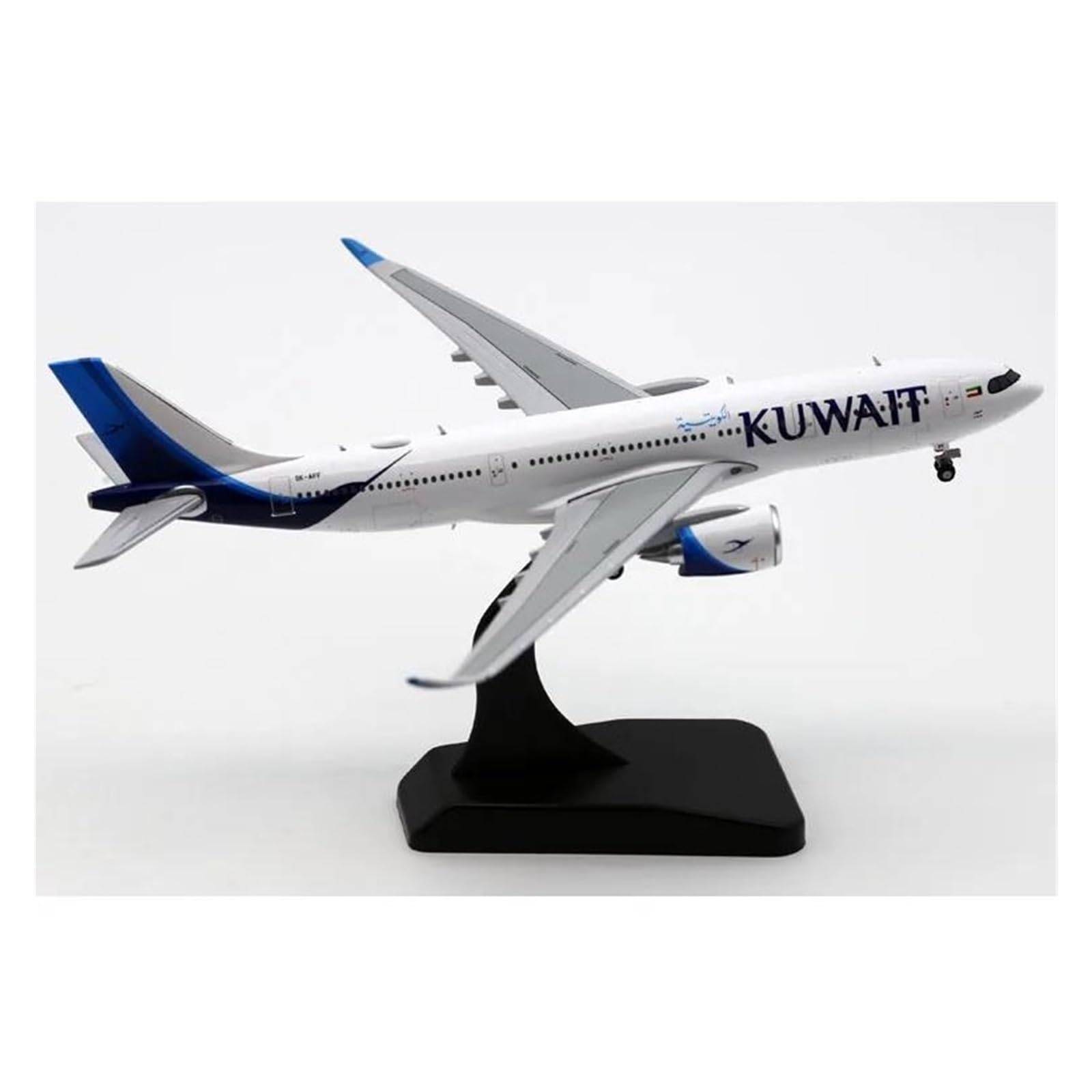 Avión a Escala 1:400 para Kuwait Airways A330-800 Modelo de avión Modelo de avión de aleación fundida Modelo Terminado Adornos Adecuado para exhibición