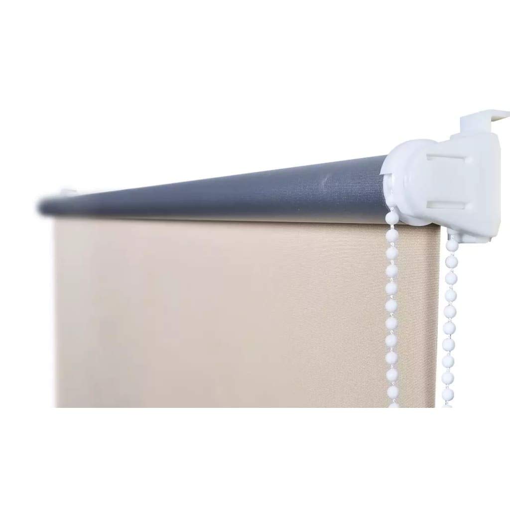 vidaXL Verdunkelungsrollo 164,4 x 230 cm, Stoffbreite 160 cm, Weiß