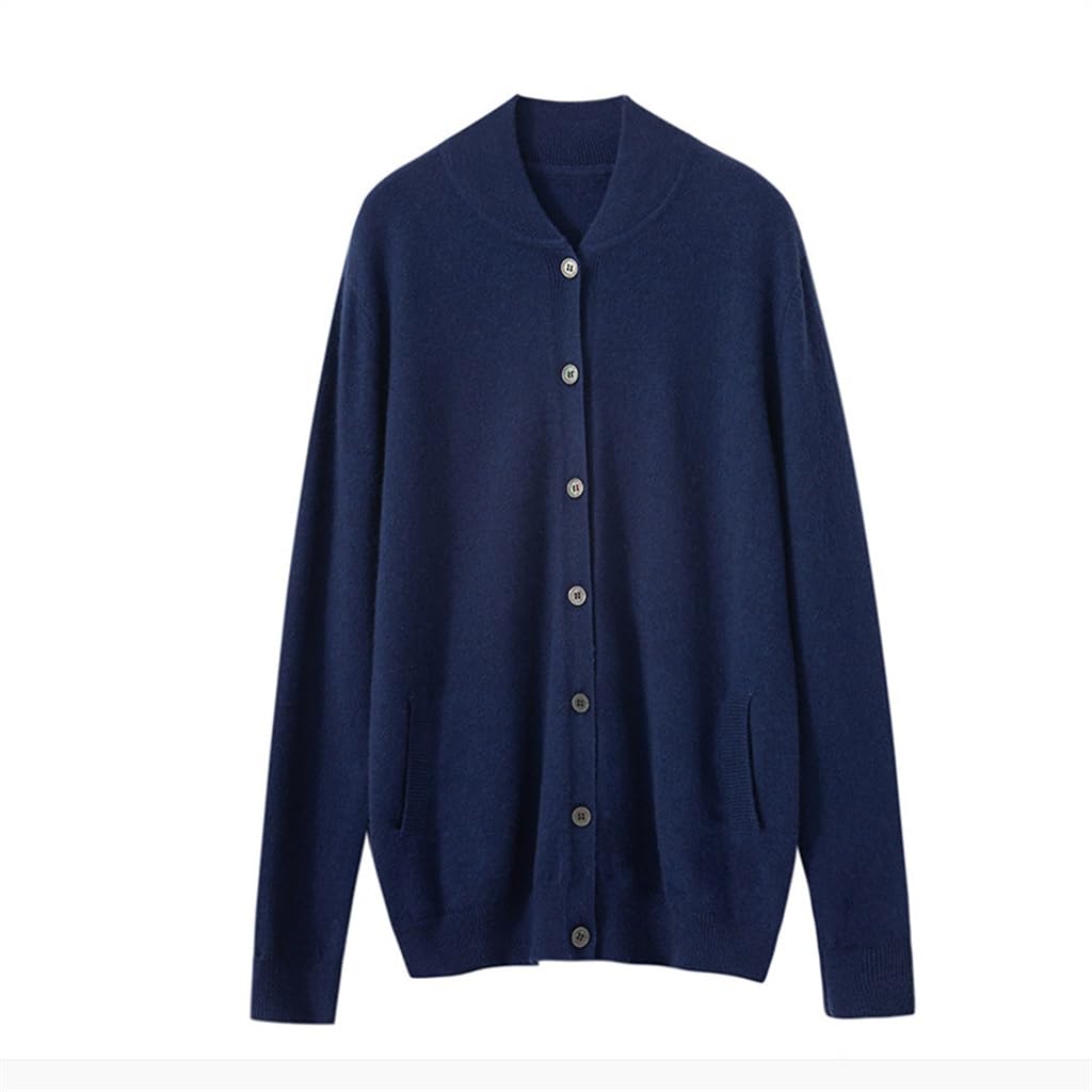 Cardigan en cachemire homme à col montant pour un style décontracté d'automne
