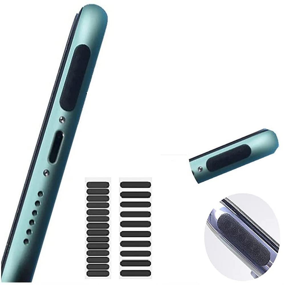 Metal Mesh Anti Dust Proof Adhesive Net Sticker with Tweezers, Long and Short Speaker Dustproof Cover with Cleaning Kit Protects 3