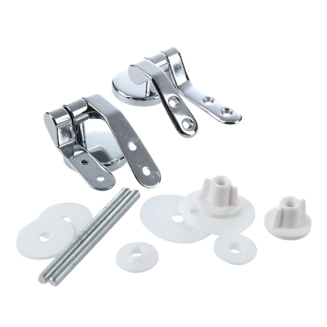 SODIAL(R) 1 Set Replacement Toilet Seat Hinge Toilet Mountings