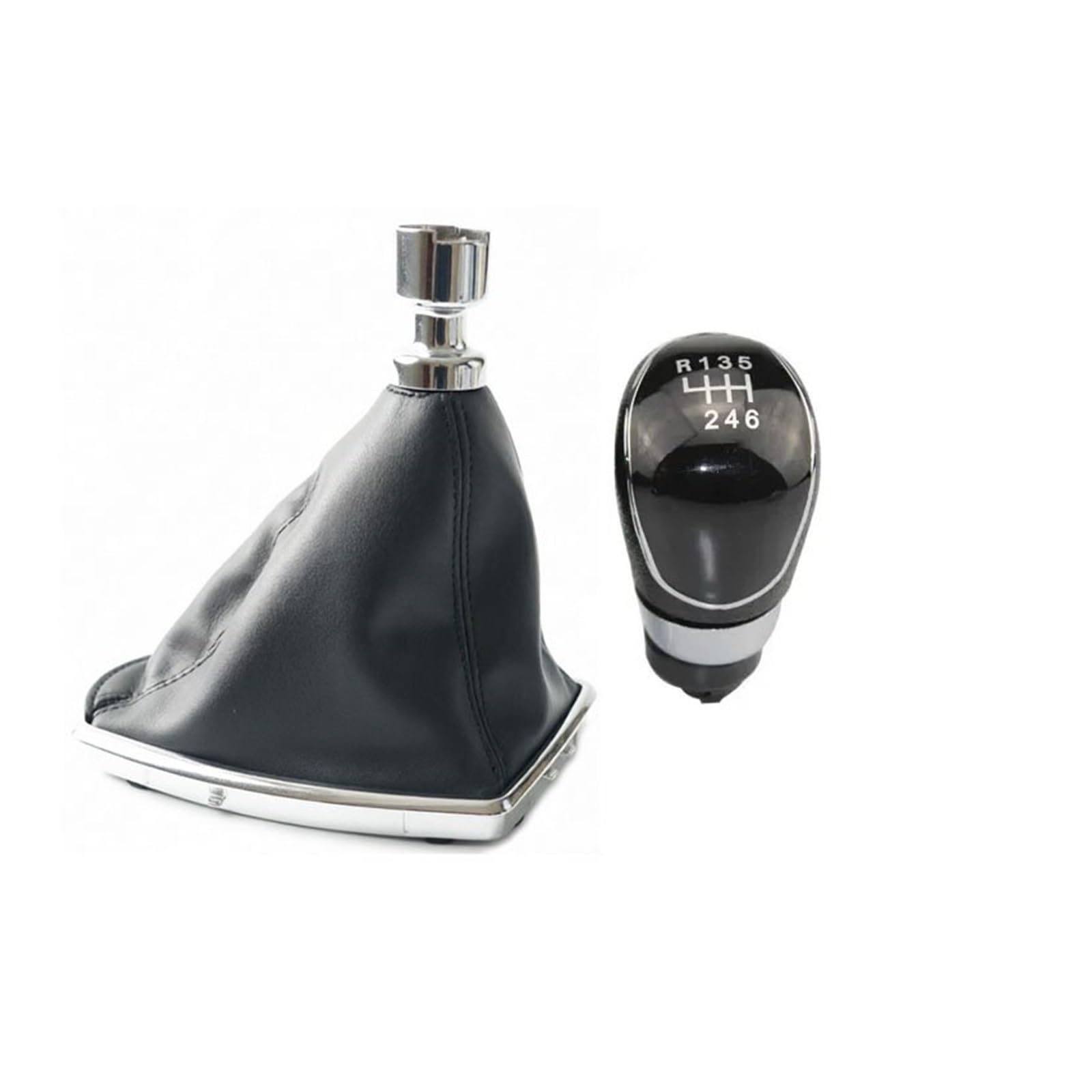 BeiZhengbhD Stick Ball Head Change Lever for Kuga for I for MK1 2008 2009 2010 2011 2012 Gear Shift Knob Lever Change Head Gearbox Shifter Cover