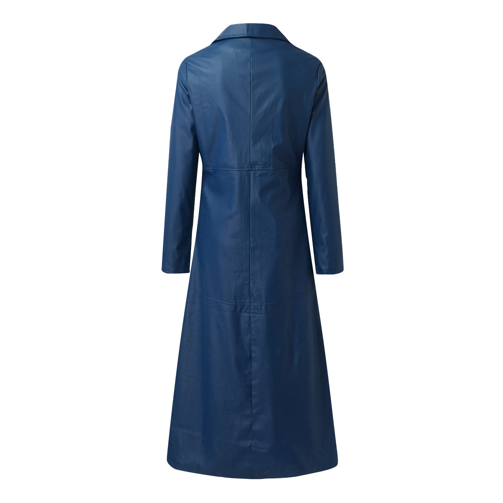 giacca a vento da donna Taglie Forti Trench Donna giacca autunnale per transizione Autunnale Trenchcoat con risvolto e maniche lunghe Cappotto Softshell Coat Calda con Tasche