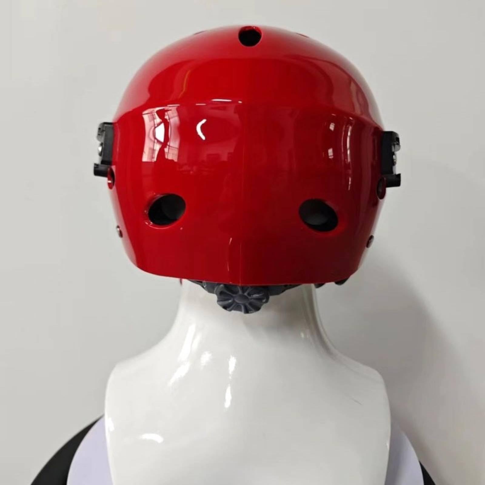 Sharplace Casco de Protector de de Emergencias de Respuesta en Plástico con Refuerzos Laterales de Ventilación y Correa Adecuado para