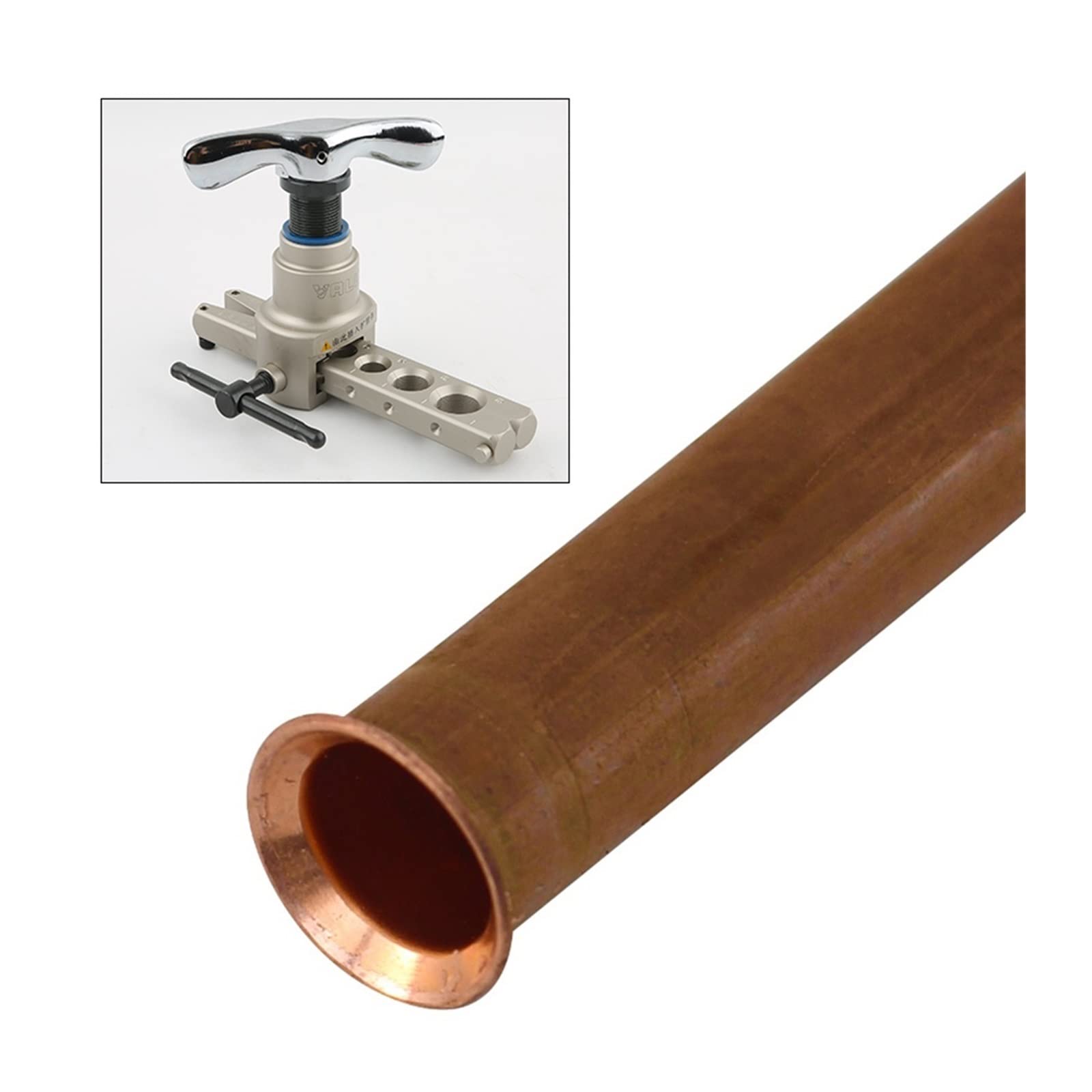 Rohrbieger, Exzentrisches Kupferrohr-Bördelwerkzeug-Set Mit Schneider Für Klimaanlagen-Rohrwerkzeuge, 6–19 Mm, Kann Genau Markiert Werden