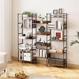 Triple Wide 5 Tier Bookcases...