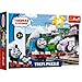 Trefl 30 Elementi, Gara in Pista, per Bambini dai 3 Anni Puzzle, Colore Thomas and Friends, 18230