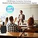 Wireless Microphone System for 4 People,2.4G Wireless Headset Mics and Handheld Mics 2 in 1,Ideal for Speakers,Voice Amplifier,PA System,Teacher,Tour Guides,Fitness Instructor