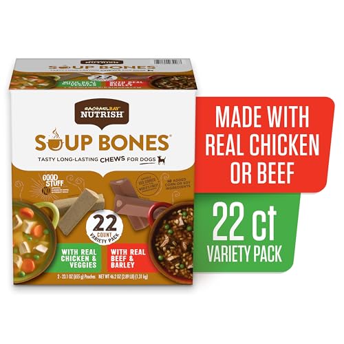 Nutrish 071190034267 Rachael Ray Soup Bones Long Lasting Dog Chews Variety Pack thumb #1