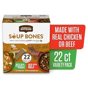 Nutrish Rachael Ray Soup Bones Long Lasting Dog Chews Variety Pack, 22 Count (Pack of 1) Nutrish Rachael Ray Soup Bones Long Lasting Dog Chews Variety Pack, 22 Count (Pack of 1)