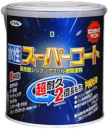アサヒペン ペンキ 水性スーパーコート 水性多用途 新茶 1.6L