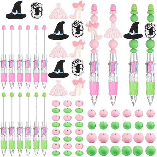 Stylos à bille pour écoliers lot de 12 stylos 4 couleurs fait main