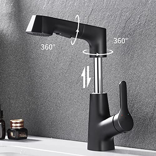 Robinet de salle de bain extractible chaud et froid pour routine matin - 5
