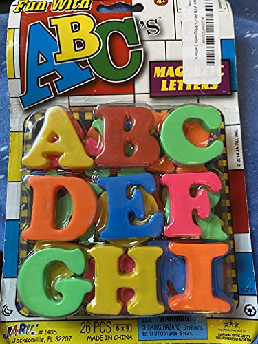 JA-RU Fun with Abc's Magnetic Letters