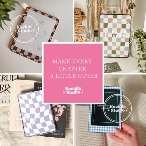 Image of KACIOLA STUDIO 24PCS Cool Color Skin Set for E-Reader, and 4PCS Type C Charms /50PCS Scrapbook Stickers for Clear Case, 6.9 inchx4.8 inch Skin Front and Back Decal for Paper White 11th (Cool)