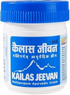 Kailas Jeevan Ayurvedic Cream for Pimples - Natural Acne Relief and Clear Skin Formula 60G (Pack of 1)